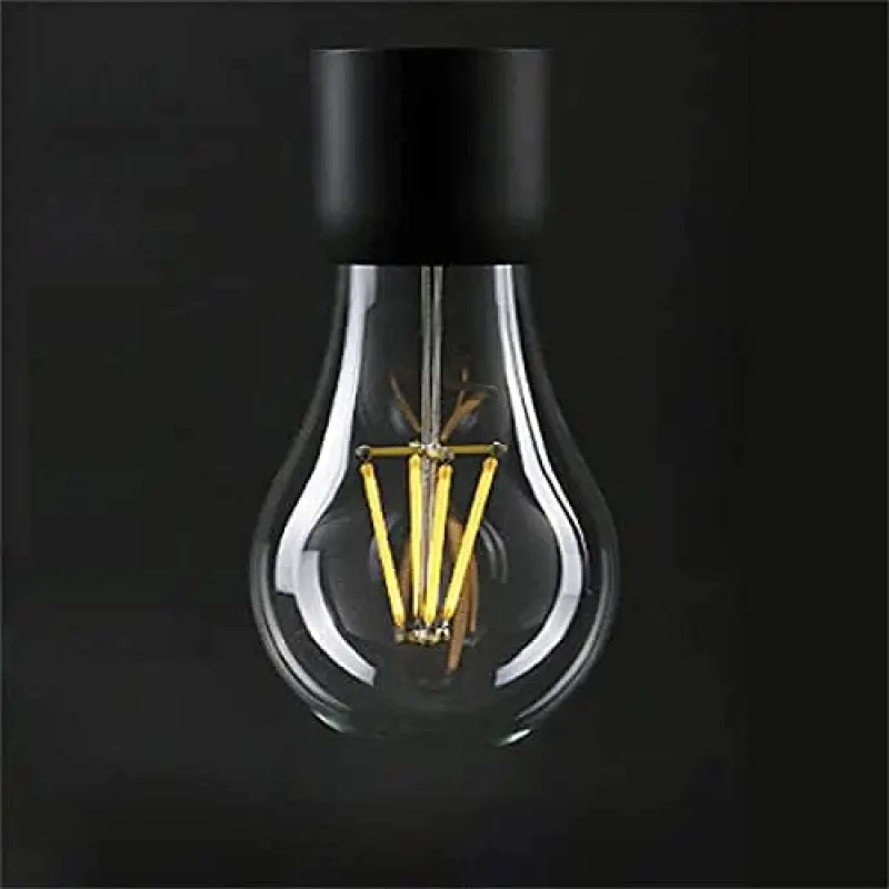 Magnetic Levitating Light Bulb lamp Levitation High Borosilicate Glass Bulb with Light Yellow LED Night Light 1W Floating Lamps Fits for All Bulb Bases in GYC Store