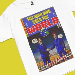 The Man Who Sold - MK Classic Unisex Heavy Cotton Tee Gildan 5000 Medium 100% Cotton Casual Knit Top for Menswear