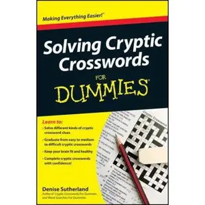 USED-Solving Cryptic Crosswords for by Sutherland, Denise (Paperback)