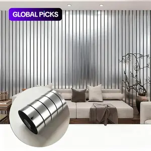 Wood Grain Pattern Wallpaper, Decorative Wallpaper, Waterproof Wallpaper Film, 1 Roll Waterproof Self-Adhesive Wall Sticker, Easy Clean Durable Wall Decal for Kitchen & Bathroom #GLOBAL PICKS