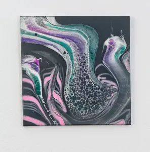 "Untitled" 14x14 Acrylic, abstract painting