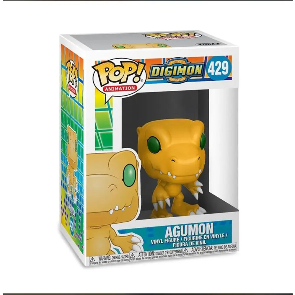 Funko Pop! Animation Digimon Agumon Vinyl Figure 429 Collectible Toy for Fans of Anime and Collectibles