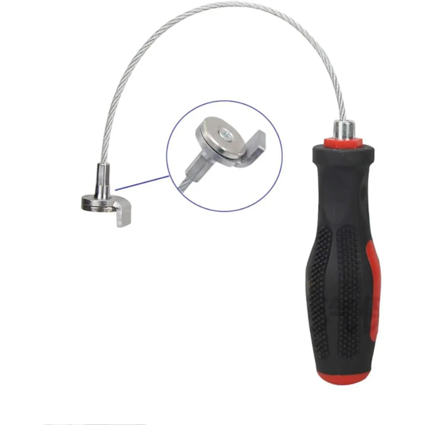 Strong Magnetic Oil Drain Plug Remover Tool Wrench Anti Scald 13 inches Comfortable Handle Remote Plug Grabbing Safe & Clean