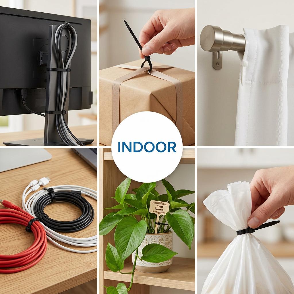 400 Pack Zip Ties Assorted Sizes (4”+6”+8”+12”), Black UV Resistant Cable Ties 400 Pack Zip Ties Assorted Sizes (4”+6”+8”+12”), Black UV Resistant Cable Ties