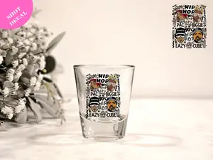 Hip Hop UV DTF Shot Decal