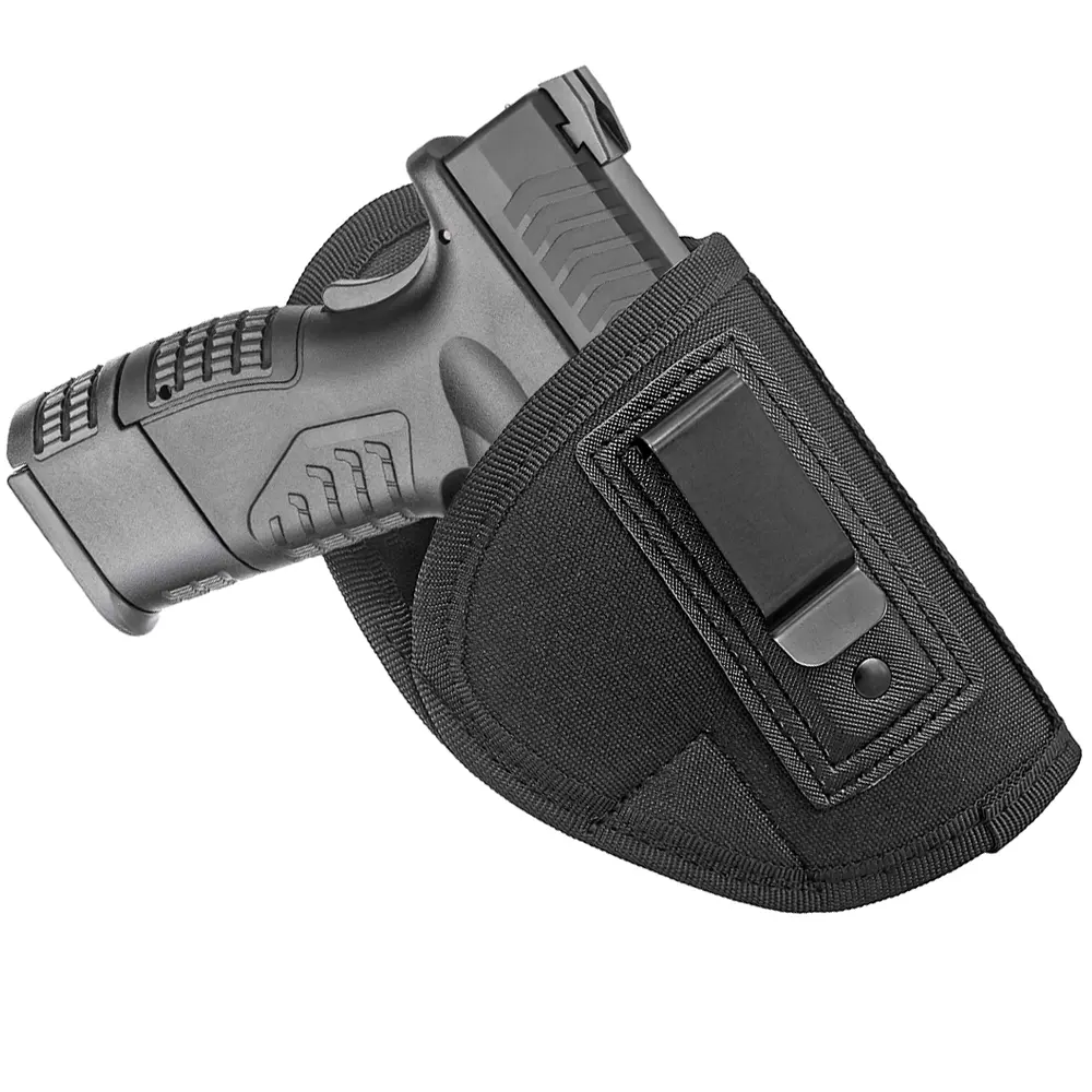 Universal IWB Holster for Concealed Carry, Comfortable Right Hand Draw Design for Every Day Carry, Fits G17 G19 XDs 1911 9mm .45 Pistols and 3" Revolvers, With Holster