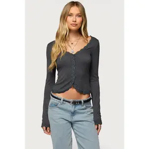 Gayle Lacey Button Up Top