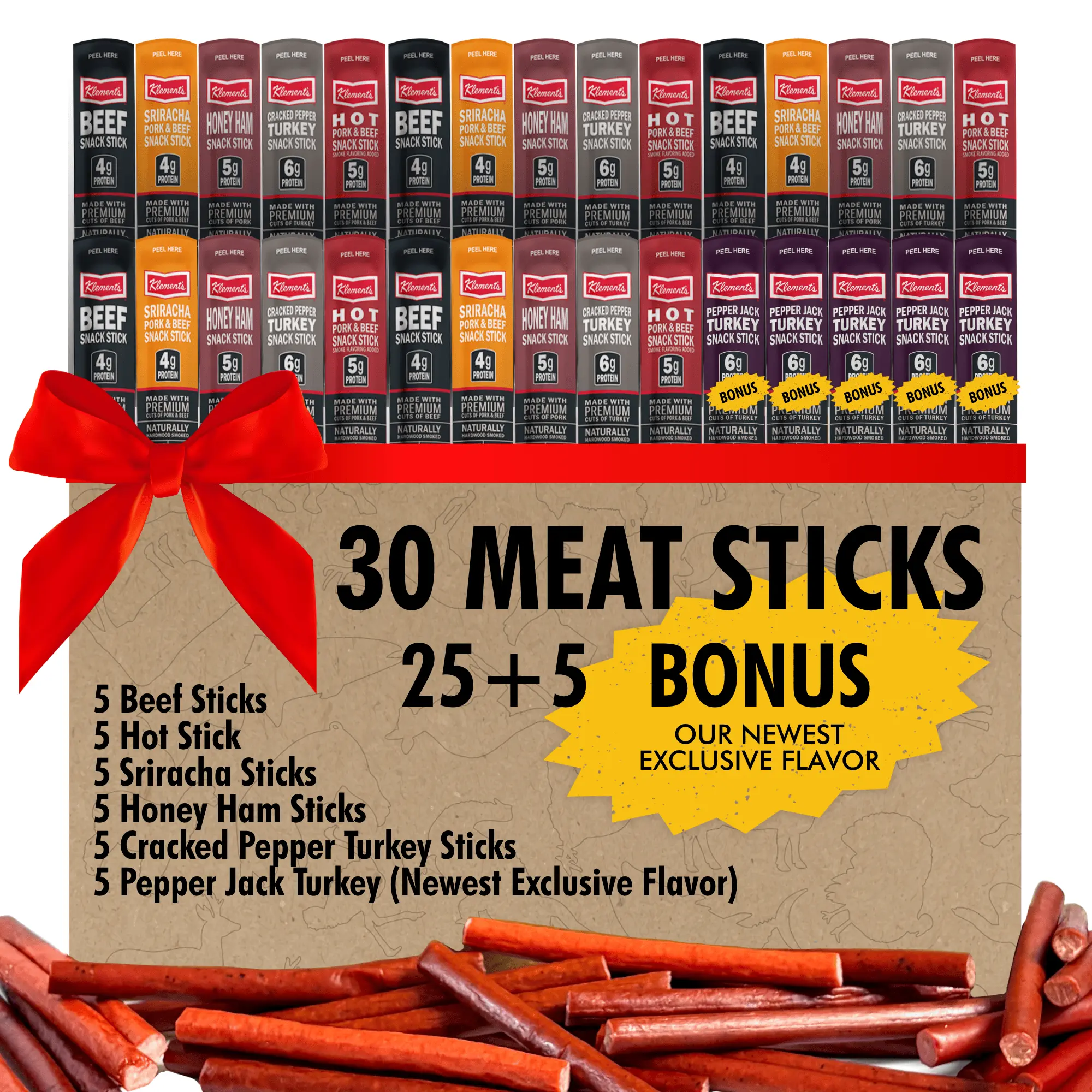 30 pc Meat Stick Variety Pack 30 pc Meat Stick Variety Pack