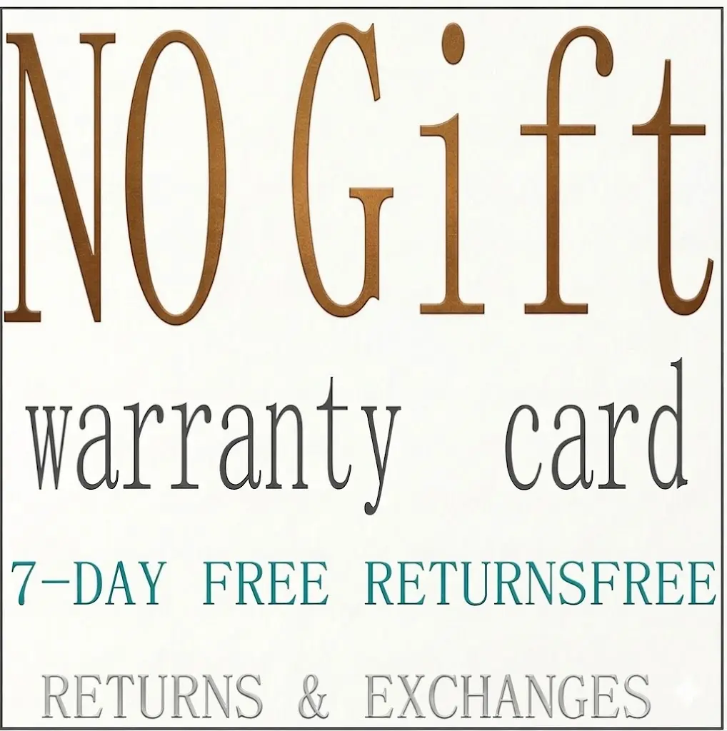 NO GIFT ! !! WARRANTY CARD