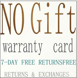 NO GIFT ! !! WARRANTY CARD