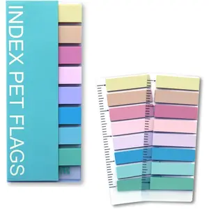 400 count Sticky Tabs for Books, Transparent Writable Page Markers with 4 Inch Ruler,  Sticky Index Tabs for , Notebook, Office & School, Multi Color Mini Sticky Notes