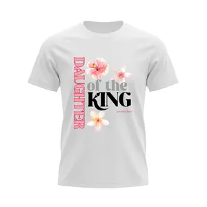 Daughter of the King Graphic T - Comfortable Fit Christian-Inspired Design for Casual Wear or Special Gatherings