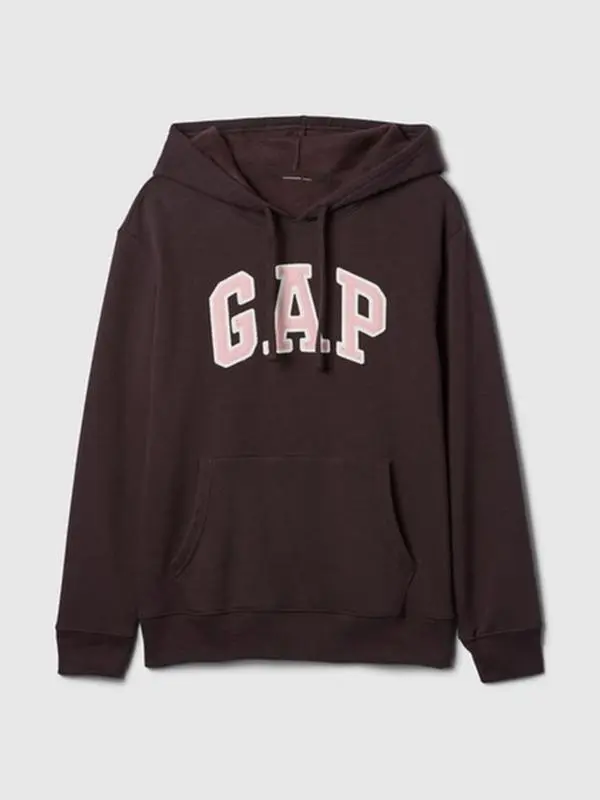 Women's Gap Logo Hoodie - Turkish Coffee