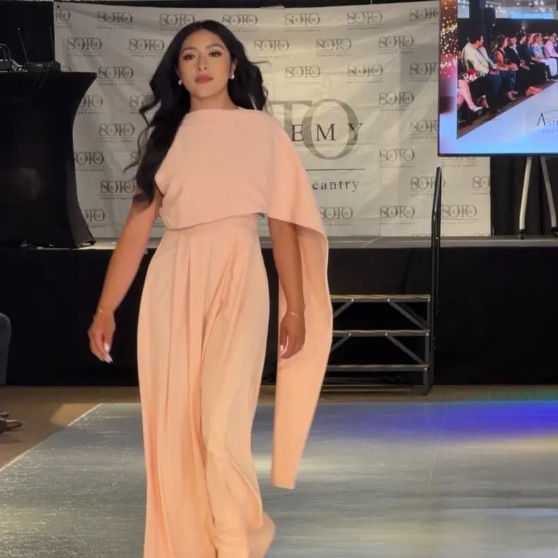 NVME Carol Side Ruffle Jumpsuit