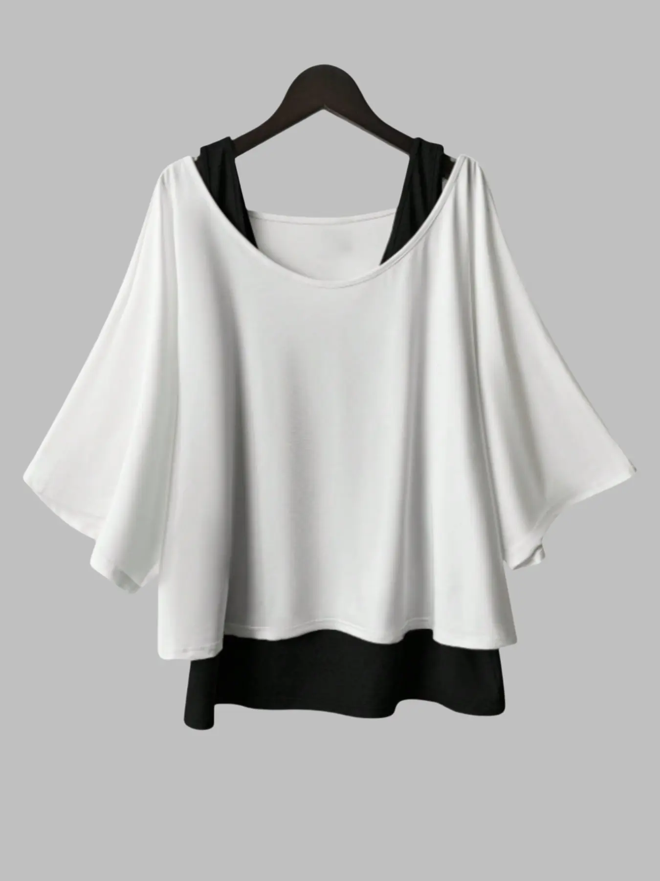 Women's Plus Size Casual Comfy Classy Loose-Fit Backless Knit Crop Top Set, Womenswear Summer Fashion, Comfortable, Breathable, Lightweight, Stylish & Aesthetic Design, Perfect for Daily Wear, Tank Top, Casual Basic Top