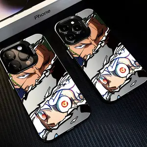 Anime Cartoon Zoros Luffies Protective Phone Case Suitable for iPhone 17 16e 16 15 14 13 12 11 Mini Pro Max Air X XR XSMAX 8 7 Plus Anti Fall Matte Back Cover
