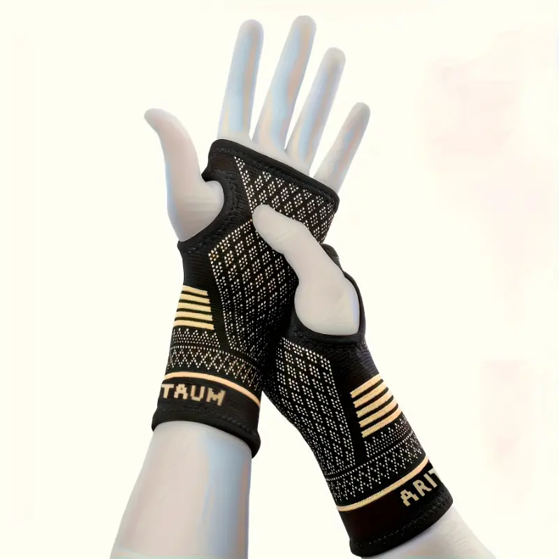 Copper Hand Protector - 1 Pair Wrist Guards for Basketball, Housework, Leisure, Entertainment, and Typing - High Quality Protective Gear