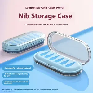 Apple Pencil Stylus Tip Storage Box, Compatible with Apple iPad Pro, Durable & Reusable Design, Perfect for Charging & Protection