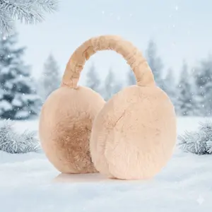 Winter Fleece Ear Muffs - Ear Protectors Windproof Cold Weather Ear Protection for Men and Women. Cozy Thermal Ear Covers for Skiing, Running, Cycling & Outdoor Sports. Unisex Soft Warm Ear Warmers.