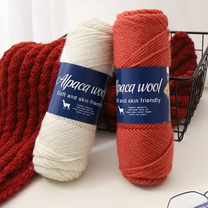 245 Merino Wool Yarn 5 Balls 500g, Ideal for Knitting Coats Sweaters Scarves Hats Shoes Cushions, Soft and Warm Handmade Crafting Material, Bulk Yarn