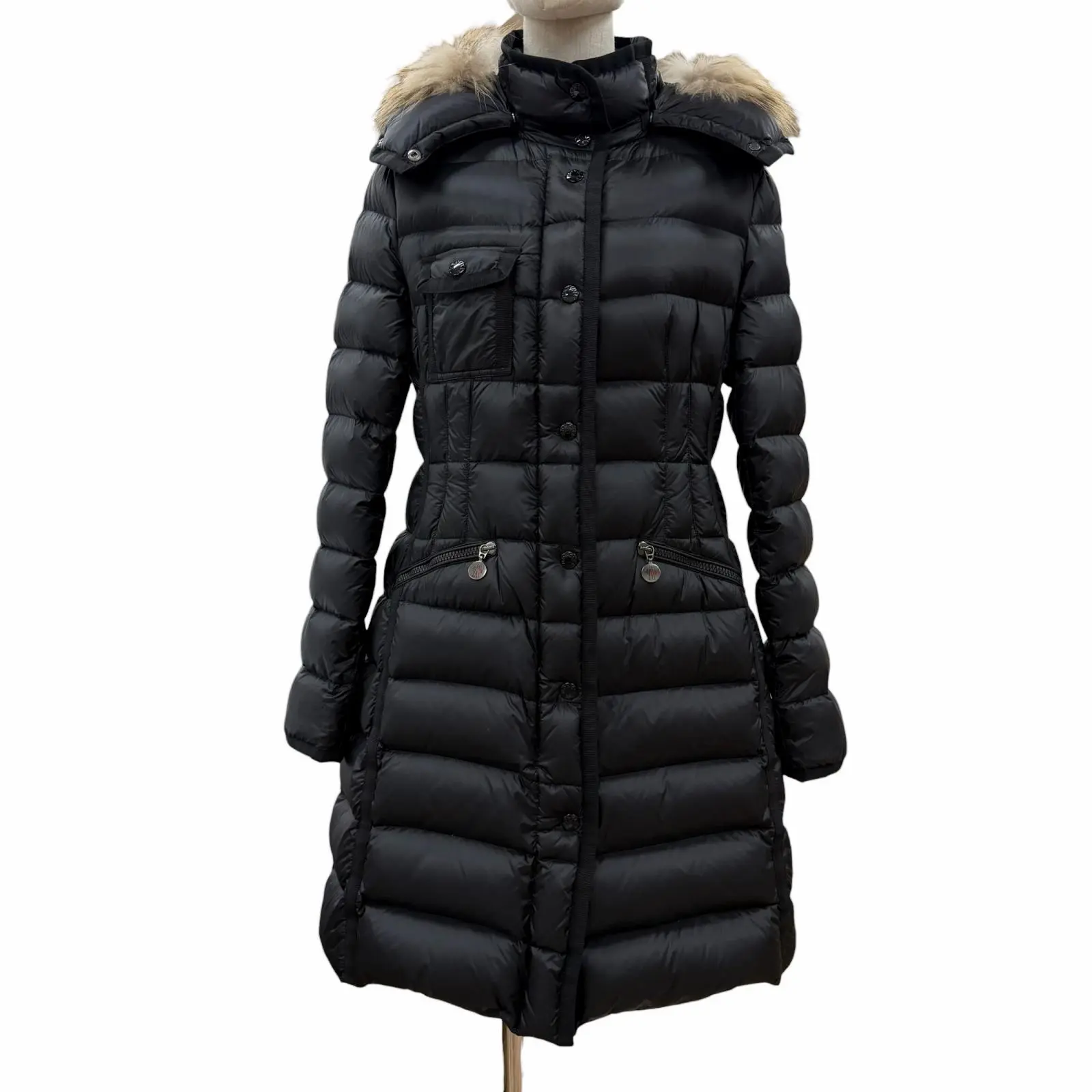 Pre-owned MONCLER Nylon Small Leather Goods HERMIFUR Down Coat