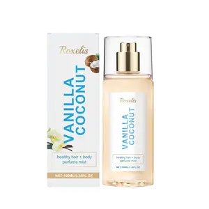 Roxelis Vanilla Coconut Body Perfume Spray, Long-Lasting Fragrance, Unique Charm, Fresh Romantic Portable Perfume, Women's Scented Mist