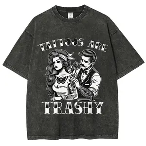 Tattoos Are Trashy Vintage Washed T-Shirt