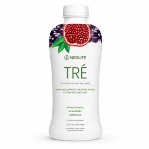 NeoLife Tré Liquid Dietary Supplement | Pomegranate, Acai & Green Tea | 32 fl oz
