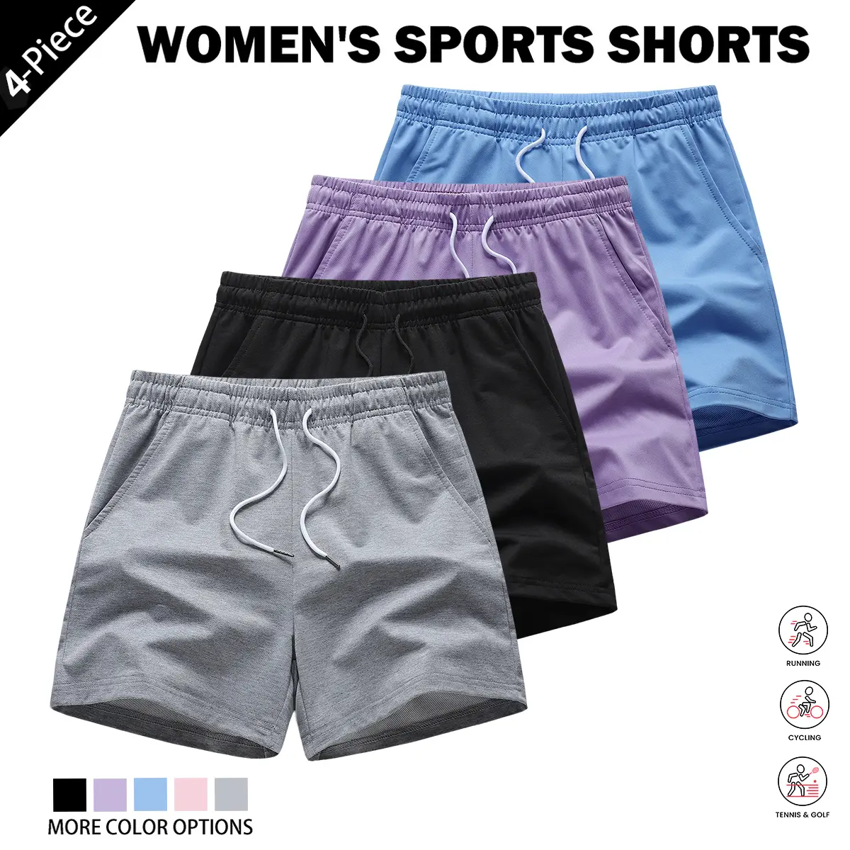 Gray + Black + Purple + Blue