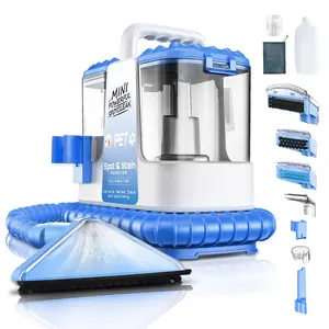 Carpet + Upholstery Cleaner Machine, 20Kpa Powerful Suction w/ 5 Cleaning Tools,