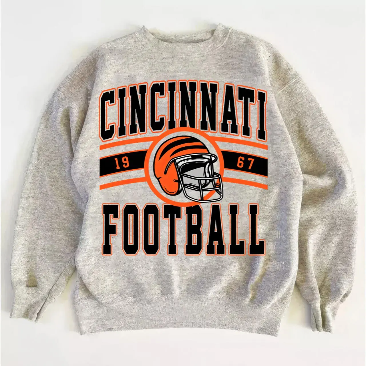 Bengals Classic Football Sweatshirt, Vintage Fan Crewneck