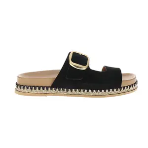 Seychelles Womens Getaway Slide Casual Sandals Casual Low Heel 1-2" - Black