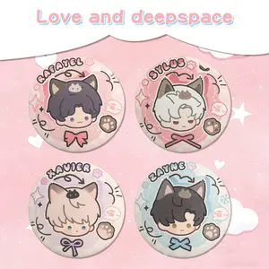 Love and Deepspace cat ear badges: Sylus Zayne Xavier Rafayel Caleb