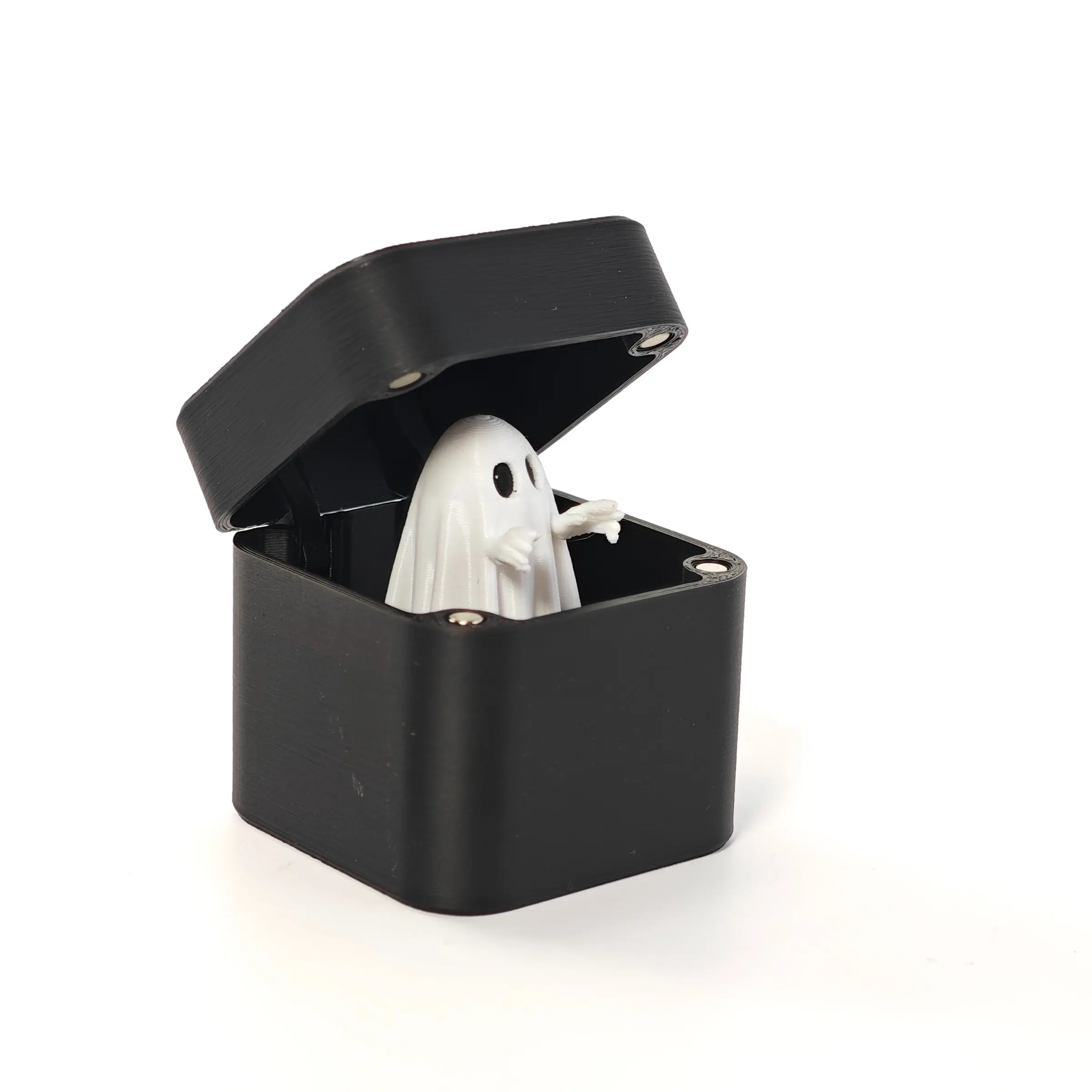 3D Printed Halloween Surprise Gift Box, Prank Shock Box, Open Lid Reveal Ghosts, Trick-Or-Treat Fun, Perfect for Halloween Parties