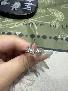 Selina(10484)gc.Natural Green Quartz ring