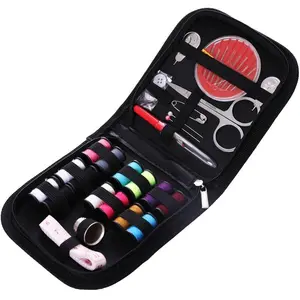 Portable Travel Sewing Kit with Cotton Thread & Metal Needles, Large Capacity Multi-Purpose Sewing Tools, OPP Bag Packaging, for Home Tailor Shop Clothing Factory, Must Have Emergency Repair Kit