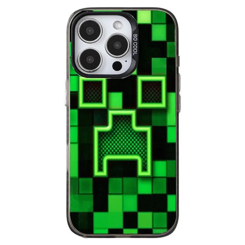 Minecraft Game Smartphone Casing - Handheld Cellphone Cases for iPhone 12/13/14/15/16/17 Pro Max, Pro Plus, 17 Air - Fashionable Gift for Her/Him Compatible with Mobile Devices