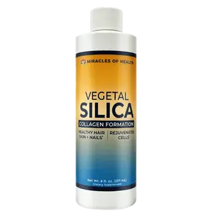 MIRACLES OF HEALTH Miracle Choice Vegetal Silica Collagen Healthcare Natural Organic Dietary Edible Calcium Supplement for Healthy Hair Skin Nails and Cells