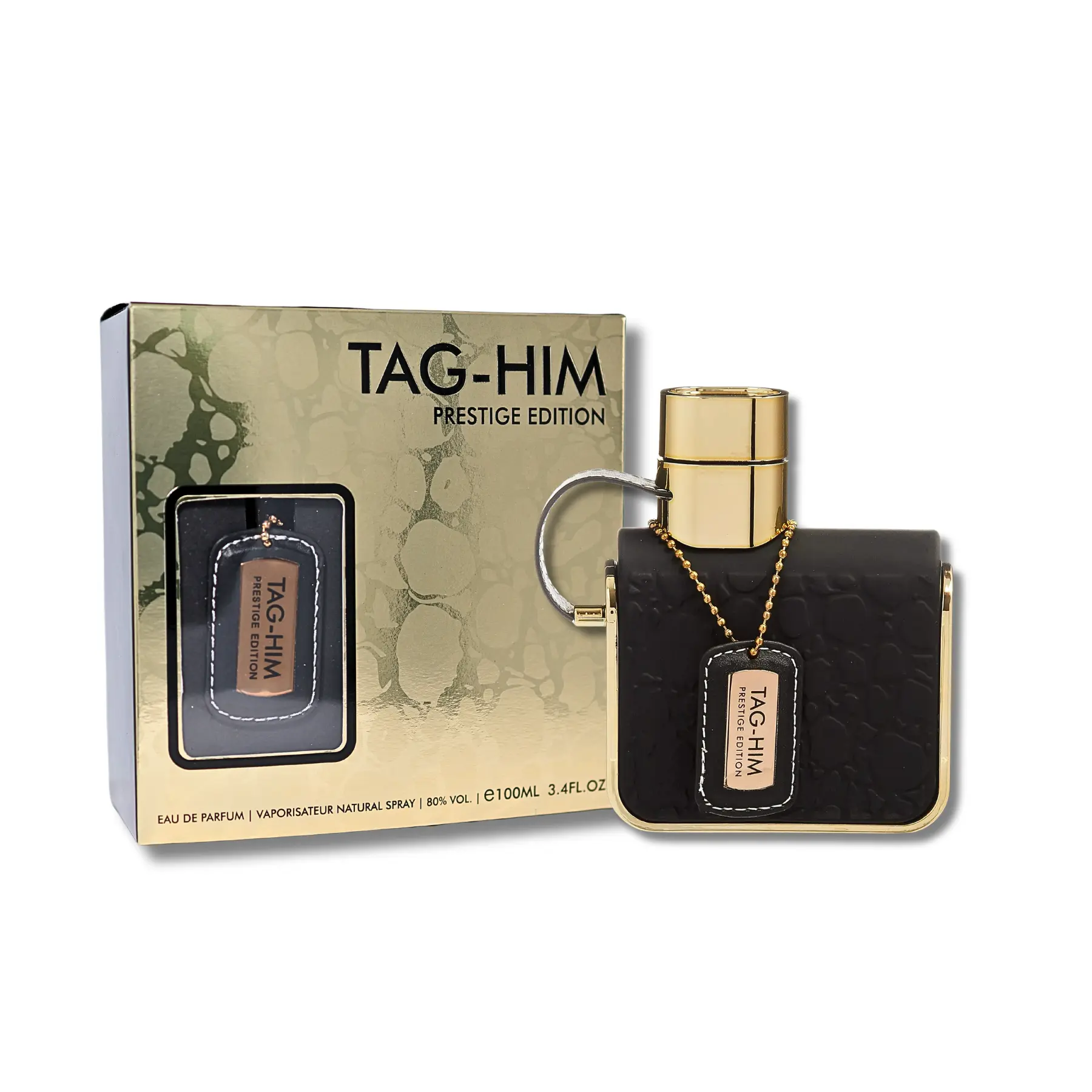 Armaf Tag Him Prestige Edition Men's Eau de Parfum Spray, 3.4 fl oz - Long Lasting Vanilla Patchouli Fragrance with Blood Orange for Adults, Long Lasting Fragrance, Woody, 36 Months Shelf Life, 3 To 3.9 Fl Oz