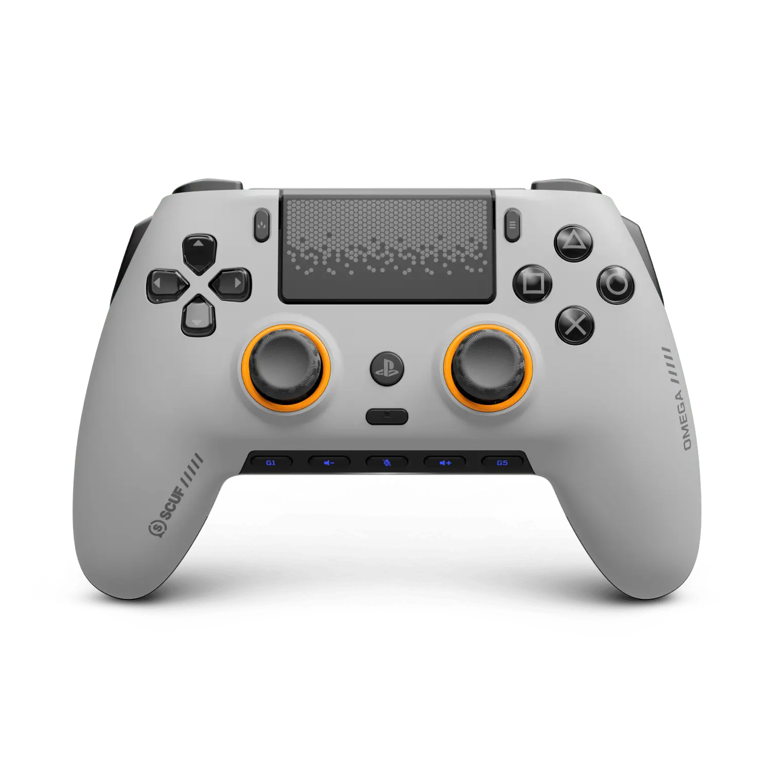 SCUF Omega Wireless PS5 Controller (Light Gray) | 4 Customizable Rear Paddles, Endurance TMR Thumbsticks, Dual-mode triggers