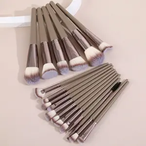 18pcs Makeup Brush Sets, Premium Synthetic Hair Eyeshadow Blending Brush Sets, Cosmetics Tools For Face And Eyes,Valentine's Day, Travel Makeup Brush,Gifts For Women,Makeup Artist,Professional Complete Makeup Kit