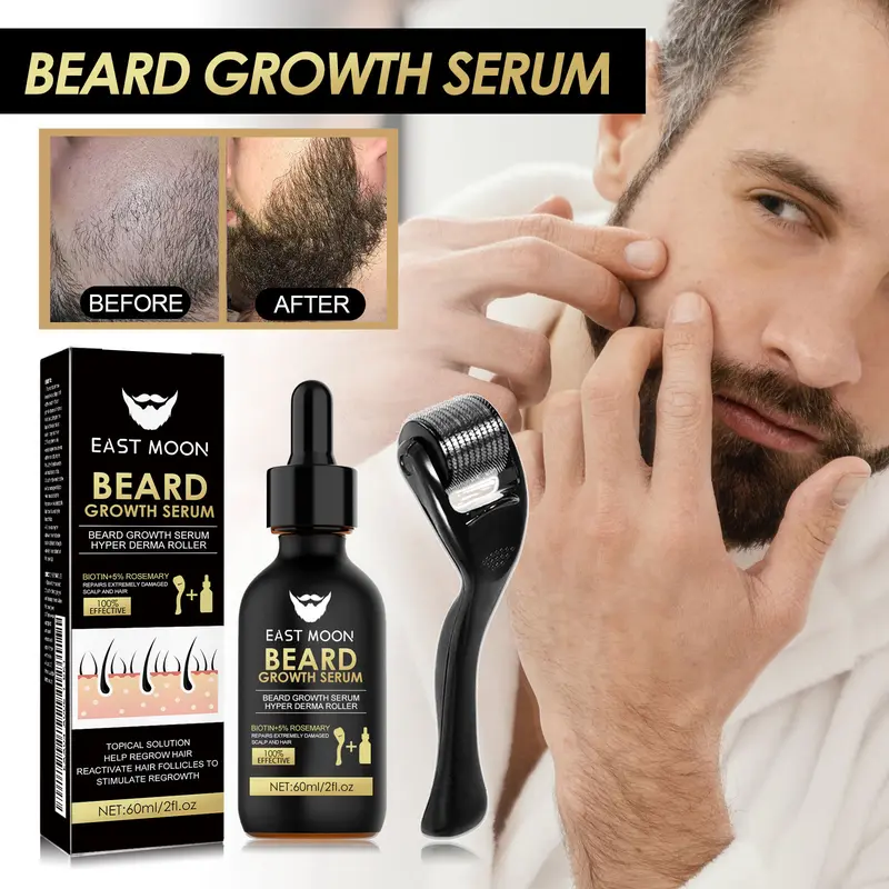 Smart Drops Beard Growth Oil Serum – 30ml With Jamaican Black Castor Oil & Lavender