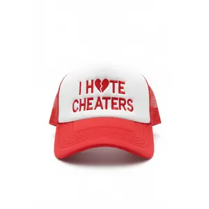 i hate cheaters trucker hat