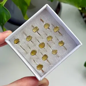 Libyan Desert Glass Rings