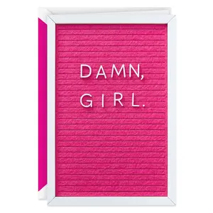 Damn, Girl Birthday Card for Her