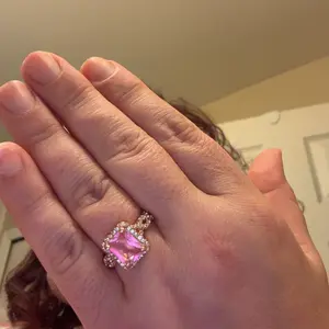 Fashion Elegant Zircon Decorated Ring, Elegant Glittering Ring, Fashion Jewelry for Party, Daily Clothing Decor, Trendy All-match & Exquisite Jewelry for Birthday Gift