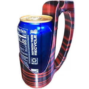 Can Handle Tall- Assorted Colors, Handle for convenience, Drinkware