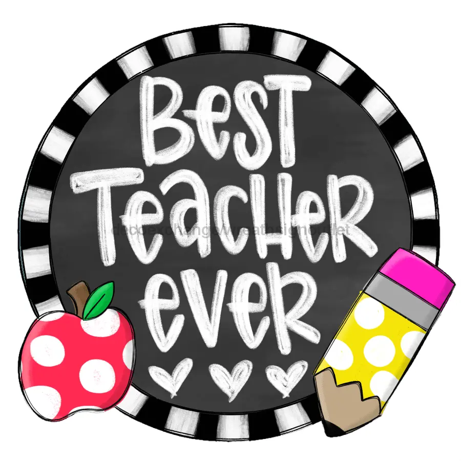 Teacher Sign, Classroom Door Hanger, wood sign, DECOE-W-294, 22" Door Hanger