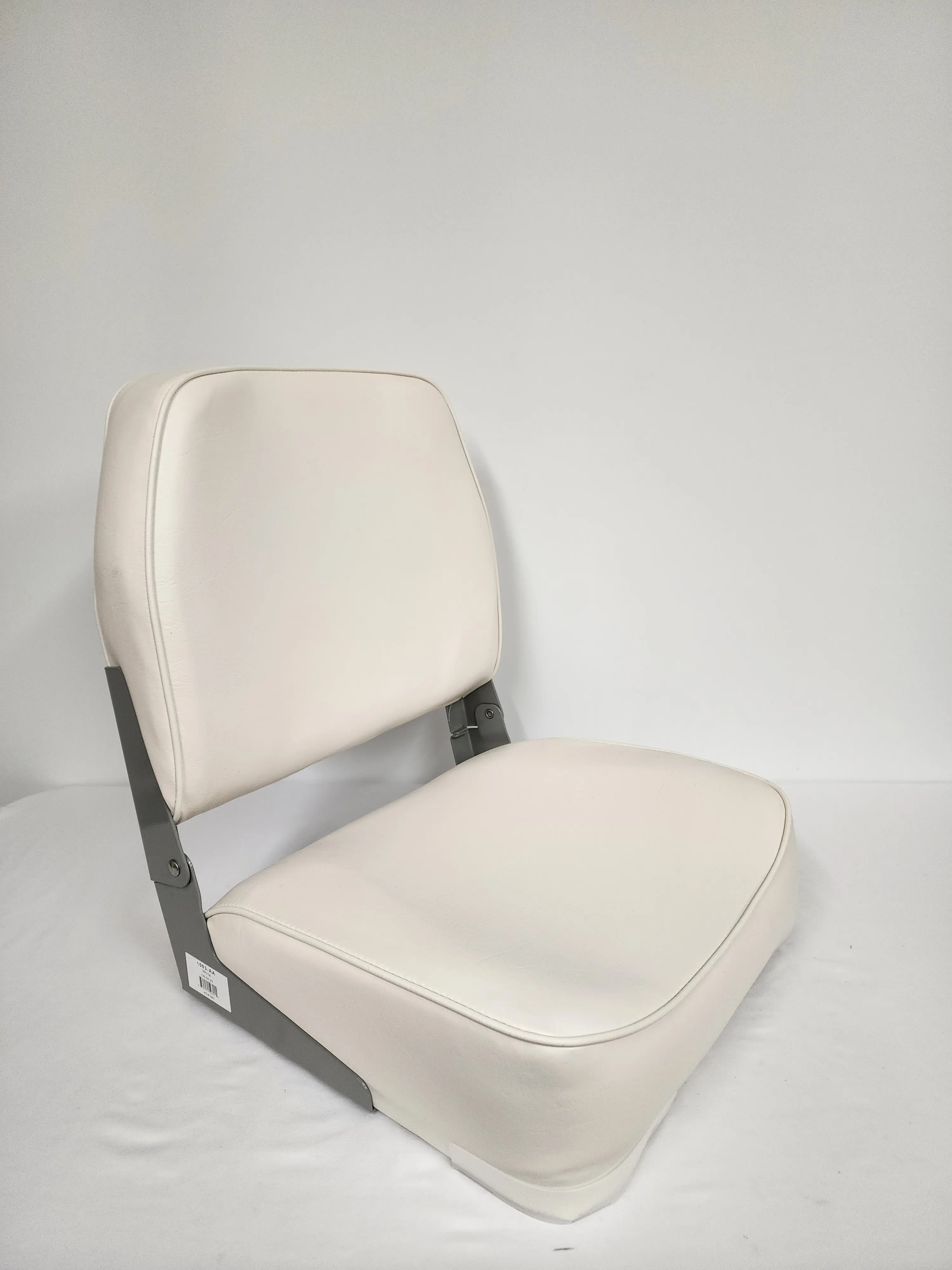 Boat Seat Fold Down Low Back White 1003-AA by Horizon Manufacturing
