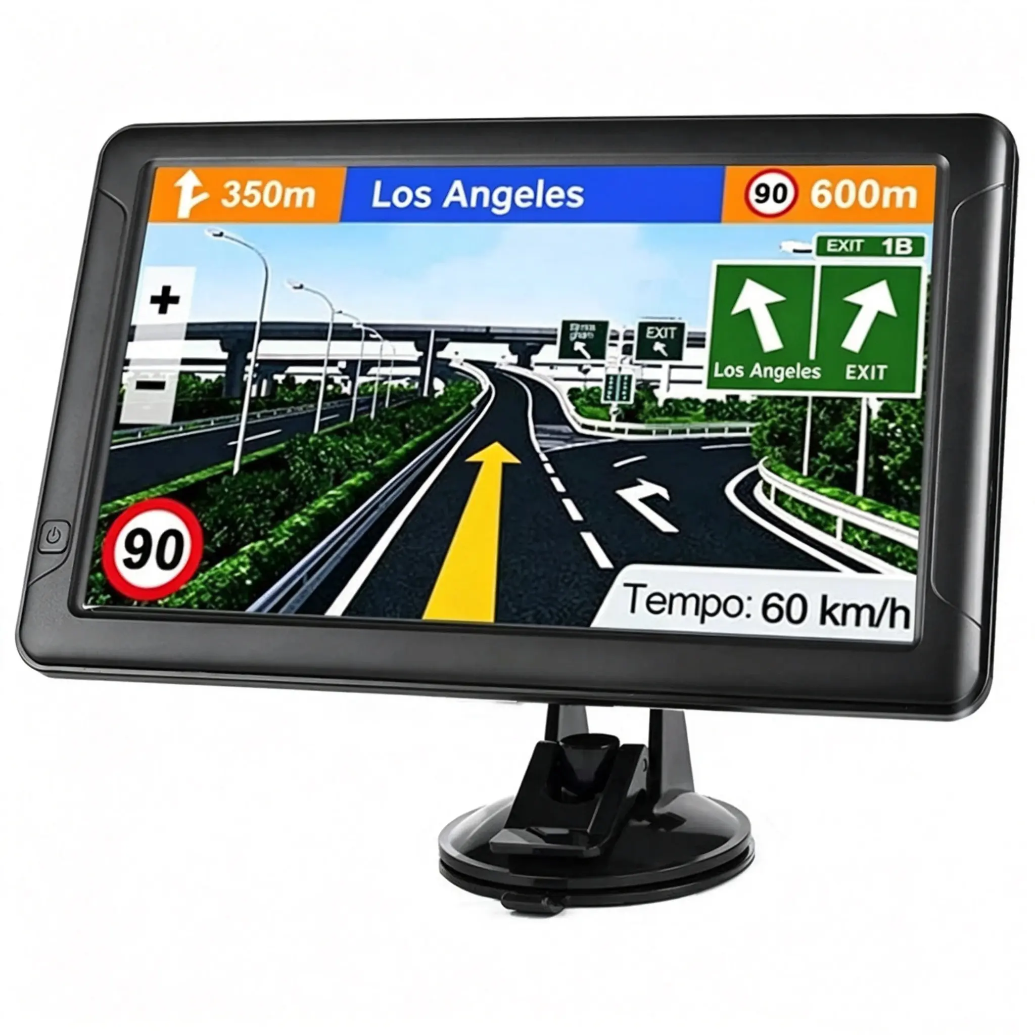 9" HD Sun View Touchscreen Car Truck RV GPS Navigation, 7" Option, 2026 US-Canada-Mexico Maps, Multi-Vehicle Smart Routing, Lifetime Free Voice Navigation, Speed Cam Alerts, Car Adapter, US Support, Lifetime Free Map Updates, Truck Accessories